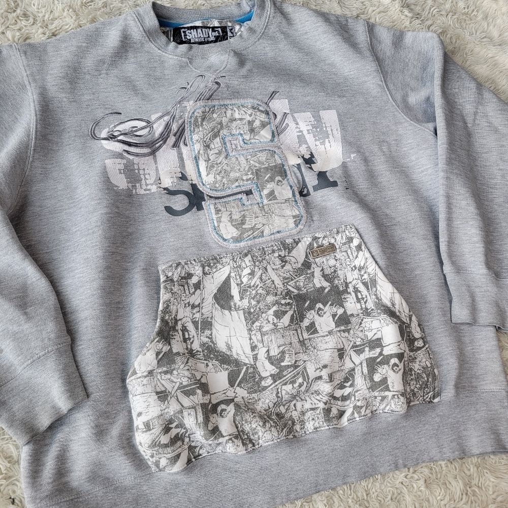 VTG Y2K Eminem Shady LTD Hip Hop Graphic Crewneck Sweatshirt 2XL